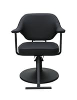 كرسي تصفيف الشعر نسائي اسود من صالون سيستم