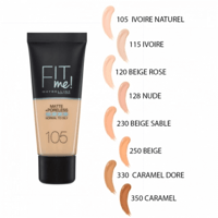 ميبلين نيويورك كريم الاساس فت مي غير لامع