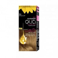 صبغة شعر دائمة اوليا بدون أمونيا اشقر رمادي غامق 7...