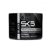 جل تصفيف الشعر لتثبيت قوي SK5 أسود 500مل