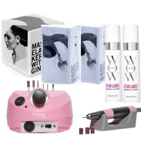 مبرد اظافر احترافي لون ابيض - وردي من اوكيما - OK-...