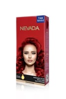 صبغة شعر نسائية درجة 7.66 (أشقر متوسط محمر) من نيف...