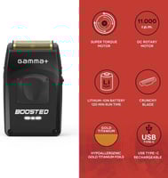 ماكينة حلاقة بوستد الاحترافية للحية والشعر من جاما