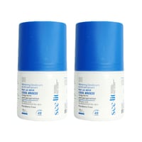 مزيل العرق سي ليت ومضاد التعرق رول اون نسيم بارد 5...