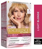 صبغة الحماية الثلاثية ايكسلنس اشقر فاتح 8