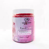 ماكس دونا ملح طبيعي بالورد للجسم والقدمين