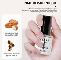 مجموعه زيت تقويه الاظافر بالبيوتين من ساره بيوتي