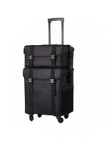 شنطة ميك اب ارتست قطعتين اسود