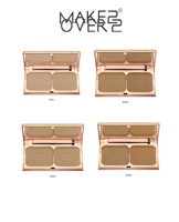 بودرة الوجه الثنائية من ميك اوفر22