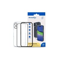 ارمور برو - بكج 3 في 1 حماية شاشة مع حماية عدسة مع...