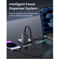 يوجرين - شاحن جداري نيكسود S بتقنية GaN بمنفذين US...