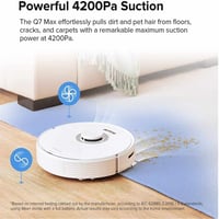 مكنسة كهربائية روبوتية S8 لون ابيض