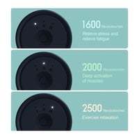 شاومي - مسدس مساج ميني قابل لإعادة الشحن وبسعة 260...