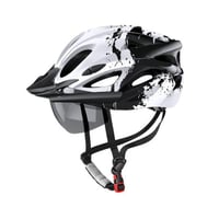 خوذة دراجة خفيفة الوزن مع ضوء LED ونظارة مغناطيسية...