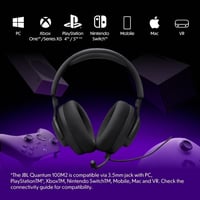 جي بي ال - سماعة ألعاب كوانتوم 100M2 مع مايكرفون ق...