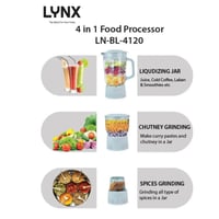 لينكس - خلاط مطبخ متعدد الوظائف 4 في 1
