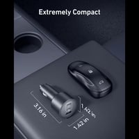 انكر - شاحن سيارة بقوة 167.5 واط بمنفذين تايب سي و...