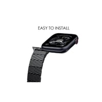 A-CASE - سوار فخم بتصميم كربوني مقاوم للخدش لأبل و...