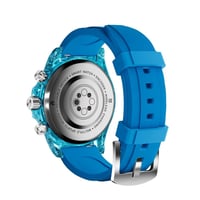 بورودو - ساعة رايتونا الذكية مع حزام سيليكون لون أ...