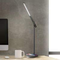 موماكس - إضاءة مكتبية مع شاحن لاسلكي و منفذ يو اس...