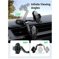 يوجرين - حامل جوال مغناطيسي أسود