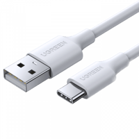 يوجرين - كيبل يو اس بي تايب سي بطول 1 متر - ابيض