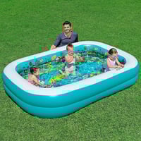 بيست واي - حمام سباحة عائلي ثلاثي الأبعاد مع نظارت...