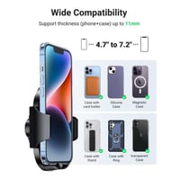 يوجرين - حامل جوال مغناطيسي أسود