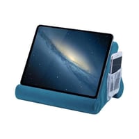 ماكبازيل - وسادة ناعمة للتابلت والموبايل لون ازرق...