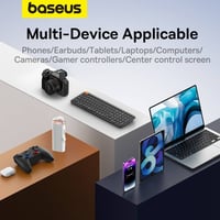 بيسوس - مجموعة تنظيف متعددة الاستخدام - ابيض