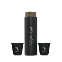 فيرتك - حافظة قهوة مع كوبين متعددة الالوان