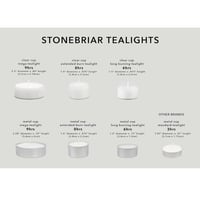 مجموعة شموع شاي غير معطرة مع مدة احتراق ممتدة لـ 6...