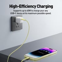 جودا - كيبل تايب سي الى تايب سي سيليكون بقوة 60 وا...