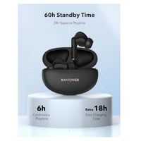 راف باور – سماعة ستوديو اللاسلكية بنقاء صوت عالي –...