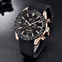 بينيار - ساعة يد فاخرة كاجوال تكتيكية بمينا أسود