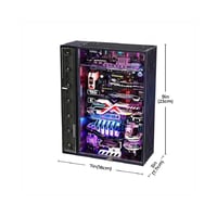 روكر - لعبة مسار كرات المدينة المستقبلية بإضاءة دي...