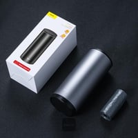 بيسوس - سلة مهملات محمولة للسيارة مع كيس قمامة 1 ل...