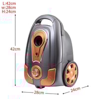 ريبون - مكنسة كهربائية بدون كيس 3 لتر قوة شفط فائق...