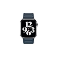 ابل - سوار ساعة ابل مقاس 44mm/S/M لون ازرق البلطيق...