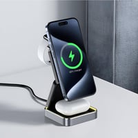 آيس فاست - قاعدة شحن لاسلكي مغناطيسية قابلة للطي 3...