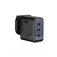 جودا - شاحن جداري بثلاث منافذ تايب سي بقوة 70 واط...