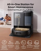 يوفي - مكنسة كهربائية E25 ، روبوت مع ممسحة بنظام ه...