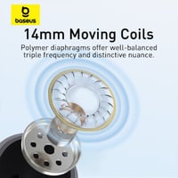 بيسوس - CZ17 سماعة اذن سلكية بمنفذ تايب سي متعدد ا...