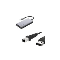 بيلكن - عرض وصله تايب سي 4 في 1 + كابل طابعة USB 2...