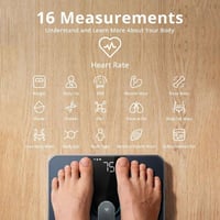 يوفي - ميزان ذكي P2 Pro رقمي - اسود