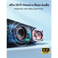 راف باور - سبيكر بلوتوث محمولة إضاءة RGB وبصوت ستي...