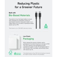 انكر - كيبل بي دي ايفون بطول 0.9 متر - اسود