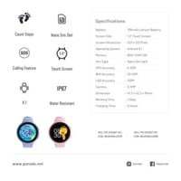 بورودو - ساعة 4G Kids GPS الذكية للاطفال مع تطبيق...