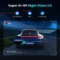 عرض داش كام DDPAI Z60 pro كاميرا امامية 4K الخلفية...