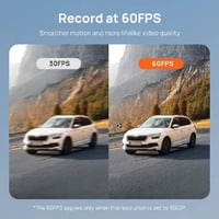 70mai - داش كام امامية وخلفي A810S بدقة 4K HDR - ا...